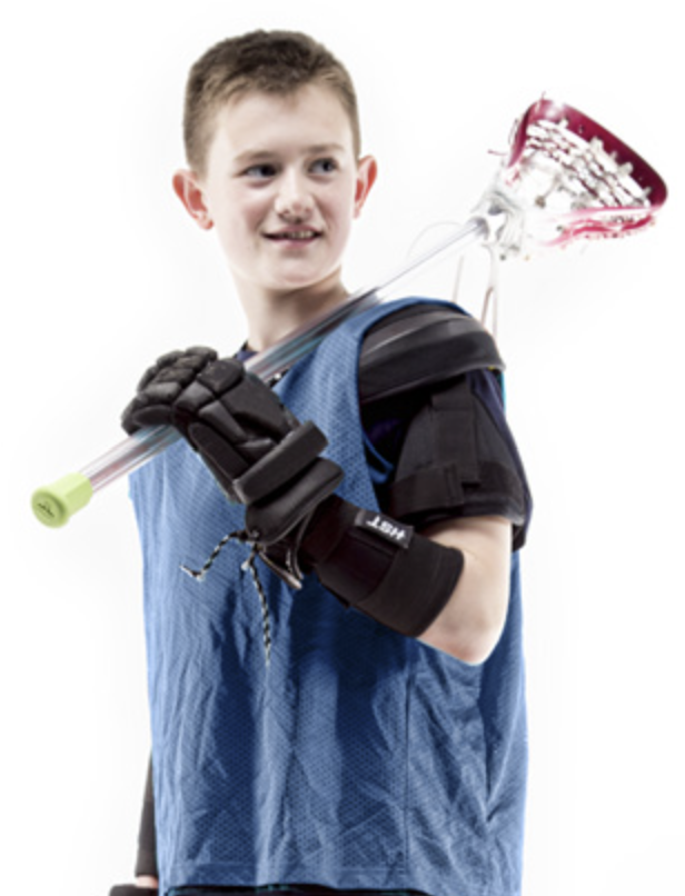 Lacrosse player using HST Jr.