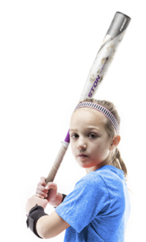 Softball player using HST Jr.